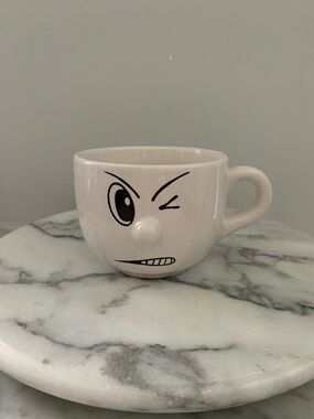 1980s vintage Moody Face Mug
